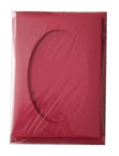 Zestaw 5 kopert C-6 + 5 kart passepartout z wycięciem owalnym w kolorze bordowym. Kod towaru : PP 12022